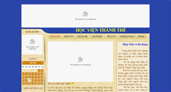 Desktop Screenshot of hocvienthanhthe.com